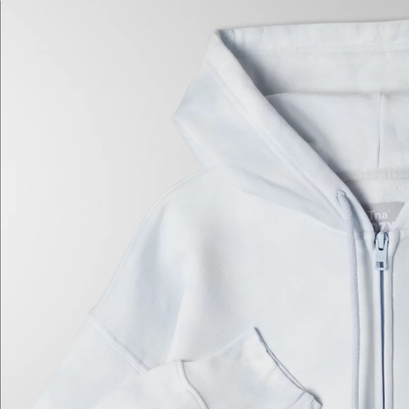 NWT Aritzia Limited Edition TNA Cozy BF Zip-Up in Plein Air/Tonal - Picture 2 of 7